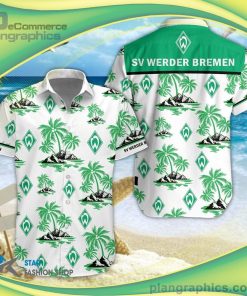 werder bremen short sleeve button down shirt and hawaiian short 5 3AR4f