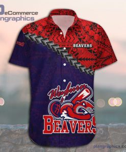 weyburn beavers casual button down hawaiian shirt grunge polynesian tattoo ca baseball 13 Ol1Es
