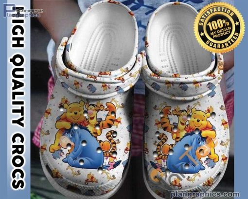 winnie the pooh crocs crocband clog 3d crocs print full 47r5L