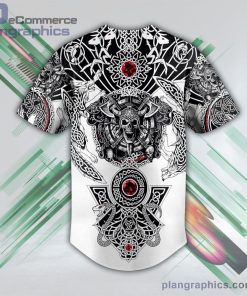 wolf king viking tattoo baseball jersey pl7528177 8hJ3K