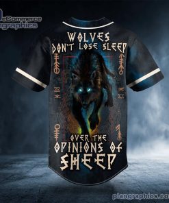 wolves dont lose sleep viking custom baseball jersey 207 2ZzJ5
