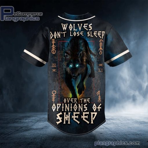 wolves dont lose sleep viking custom baseball jersey 207 2ZzJ5
