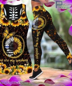 you are my sunshine police tank top legging set RYWYp