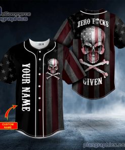 zero f given american flag skull custom baseball jersey 4 AoEIk