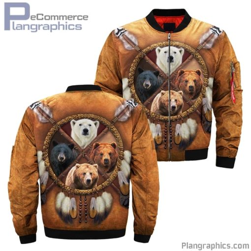 4 bear native dreamcatcher bomber jacket UEyXf