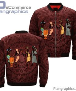 africans tribe native americans in the us african women work bomber jacket UqX59