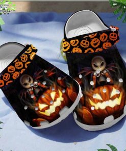 angry pumpkin clogs crocs shoes halloween jFeOs
