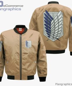 aot wings of freedom scout attack on titan anime manga bomber jacket Twjy1