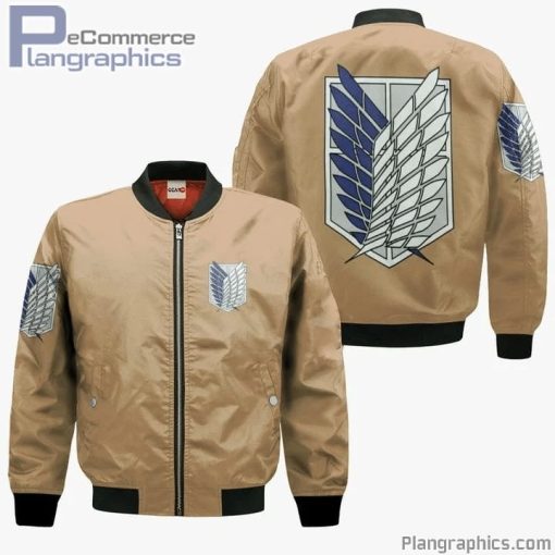 aot wings of freedom scout attack on titan anime manga bomber jacket Twjy1