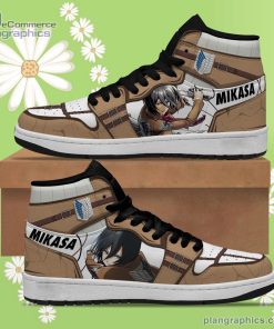 attack on titan jd sneakers mikasa ackerman custom anime shoes 112 p85Tz
