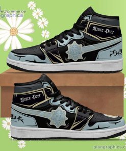 azure deer jd sneakers black clover custom anime shoes 107 heRL6