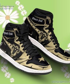 black bull jd sneakers black clover custom anime shoes 335 Zvose
