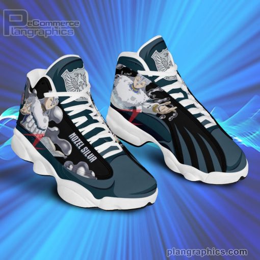 black clover air jordan 13 sneakers nozel silvacustom anime shoes 134 bzEnq