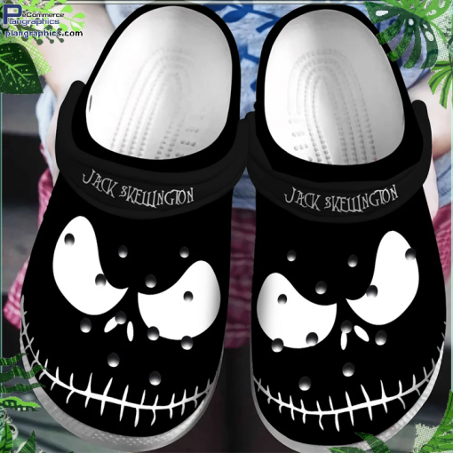 black jack skellington horror movie halloween crocs classic clogs shoes AFY4y