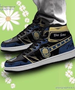 blue rose jd sneakers black clover custom anime shoes 542 1XnUO