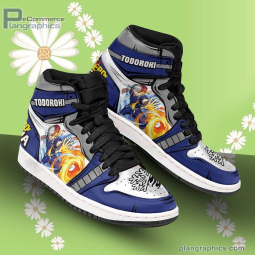 bnha todoroki shoto jd sneakers custom anime my hero academia shoes 323 j4lww