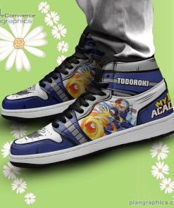 bnha todoroki shoto jd sneakers custom anime my hero academia shoes 539 MgqF9