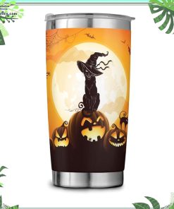 buckle up butter cup you just flipped my witch switch black cat custom stainless steel tumbler 26 44l71