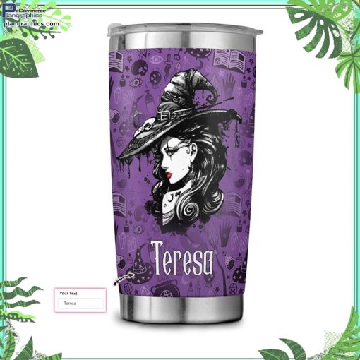 buckle up buttercup you just flipped my witch switch halloween custom stainless steel tumbler 25 OFWD1