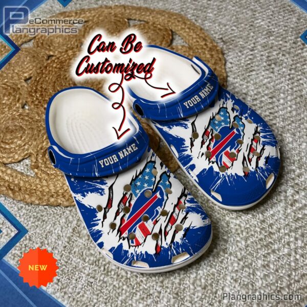 Buffalo Bills Team Pattern Crocs Clog Shoes - Jomagift