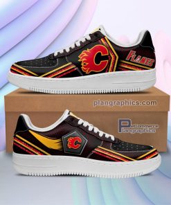 calgary flames air sneakers custom force shoes 83 bOkEe