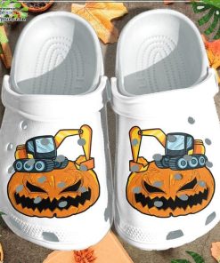 cranes truck pumpkin halloween crocs clog shoes Fcmif