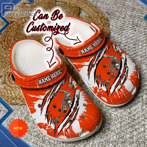 denver broncos crocs personalized cbrowns football ripped claw clog shoes 215 LcRpQ