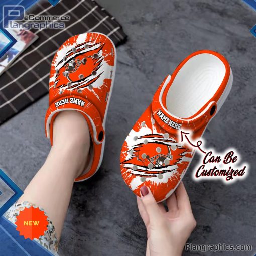 denver broncos crocs personalized cbrowns football ripped claw clog shoes 99 d5T9c