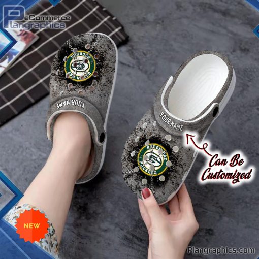 football crocs green bay packers personalized chain breaking wall clog shoes 212 MqCNj