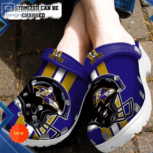 football crocs personalized baltimore ravens helmets clog shoes 208 wiijy