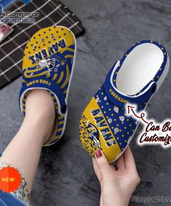 football crocs personalized baltimore ravens polka dots colors clog shoes 207 2Jj0e