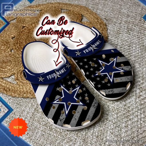football crocs personalized dallas cowboys american flag clog shoes 79 HMa9m