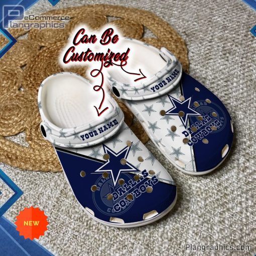 football crocs personalized dallas cowboys team pattern clog shoes 192 Jl1Op