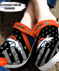 football crocs personalized denver broncos american flag clog shoes 191 qtL6J