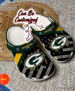 football crocs personalized green bay packers american flag clog shoes 72 xK5nQ