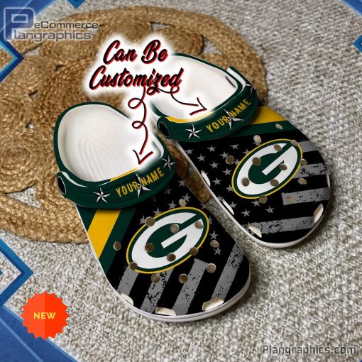 football crocs personalized green bay packers american flag clog shoes 72 xK5nQ