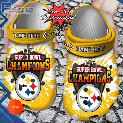 football crocs personalized pittsburgh steelers super bowl clog shoes 41 vpFbK