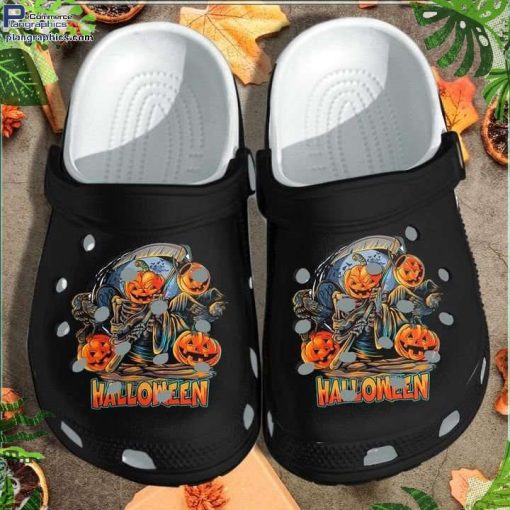 halloween black ghost pumpkins crocs crocband clogs oA4cD