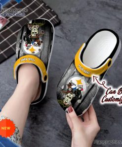 halloween crocs personalized pittsburgh steelers horror movie clog shoes 137 YqMCv