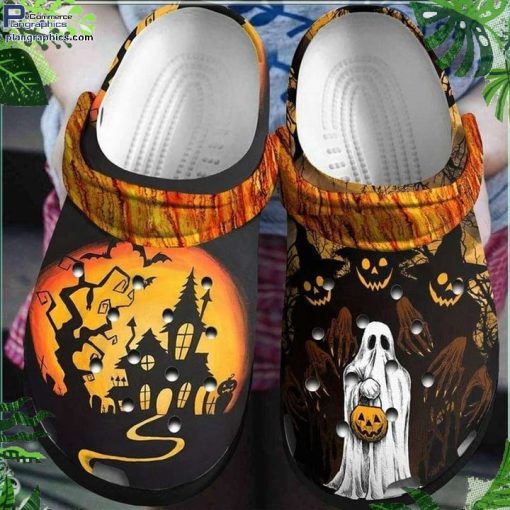 halloween ghost pumpkin crocs crocband clogs GszAF