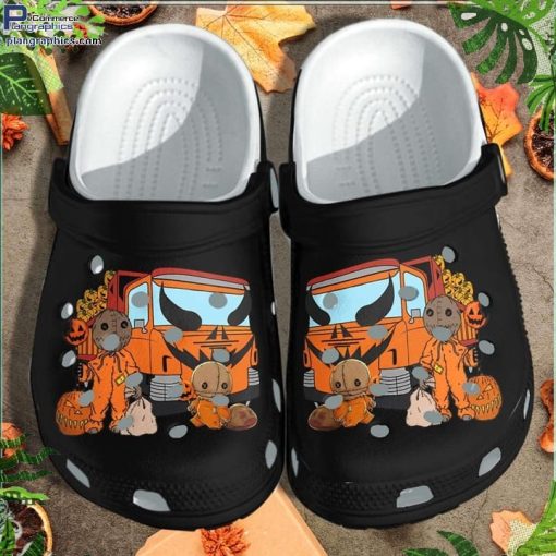 halloween pumpkin truck crocs crocband clogs shoes FnMoJ