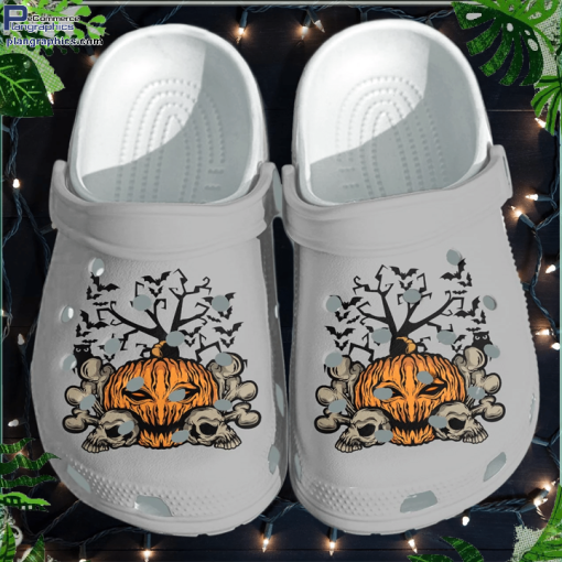 halloween skull pumpkin tattoo shoes clog halloween crocs crocband clog mQB9P