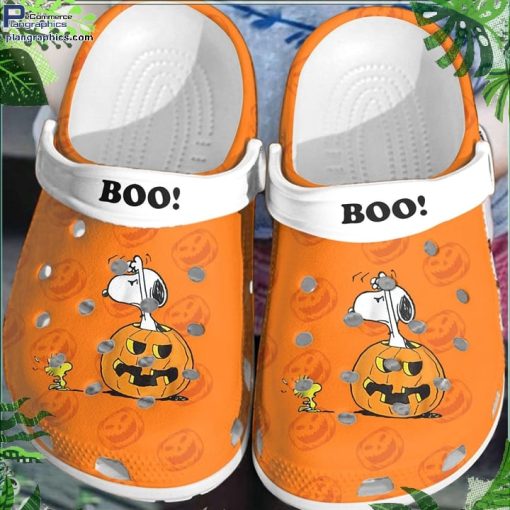 halloween snoopy boo in the pumpkin the peanut movie crocs crocband clogs cuv0r