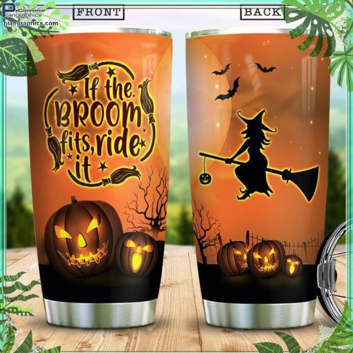 halloween witchs brooms quotes stainless steel tumbler cup 62 yvl5p