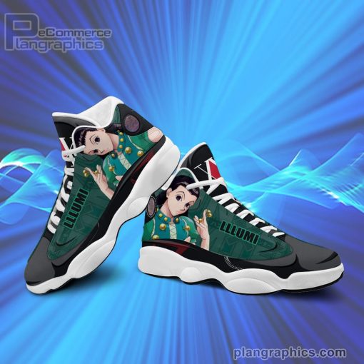 hunter x hunter air jordan 13 sneakers custom illumi zoldyck anime shoes 373 l9msa
