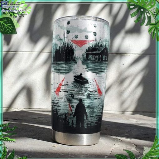 jason voorhees halloween stainless steel tumbler cup 52 lNwPT