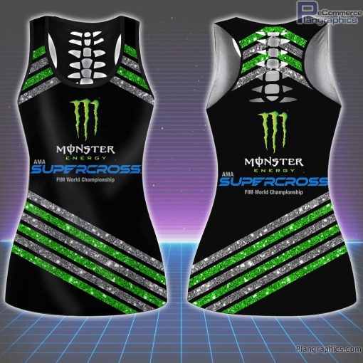 monster energy supercrossercross hollow tank top leggings 78 s7jpJ