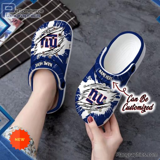 new york giants crocs personalized ny giants football ripped claw clog shoes 10 2jZTW