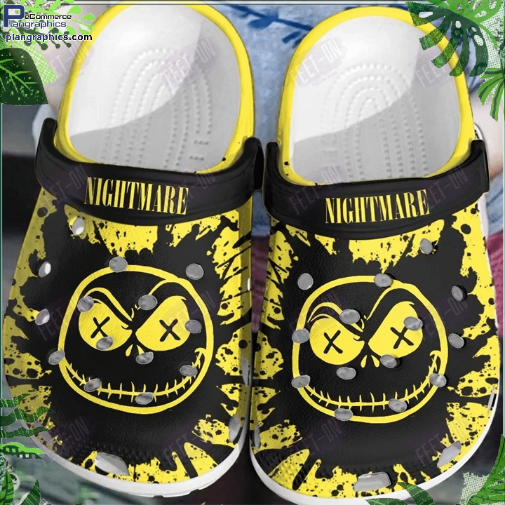 Nightmare Jack Skellington Horror Movie Halloween Crocs Classic Clogs Shoes