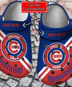 personalized name baseball chicago cubs crocs clog shoes fwPAy